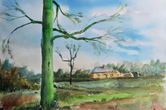 boerderijtje-aan-de-Kruisweg-40x50-cm